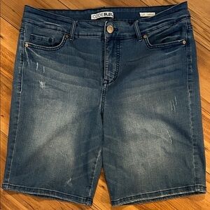 Code Bleu Classic Blue Denim Shorts